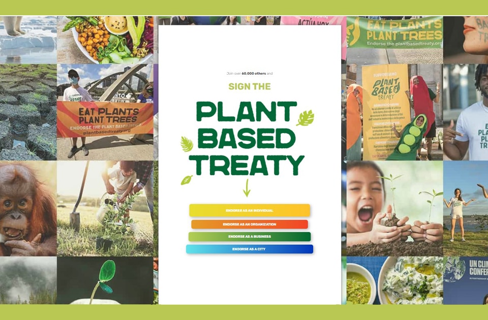 Plant based treaty climate