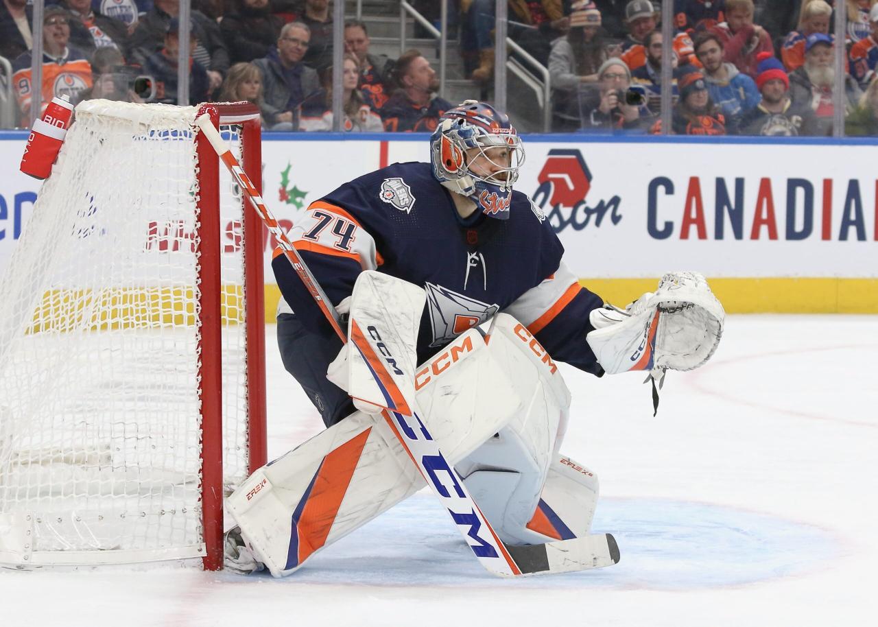 Oilers stuart skinner defeat blue jackets