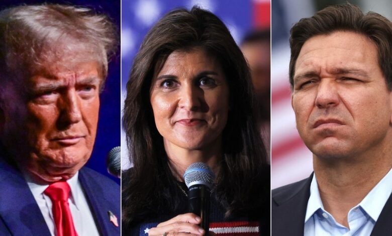 Trump republicans desantis haley