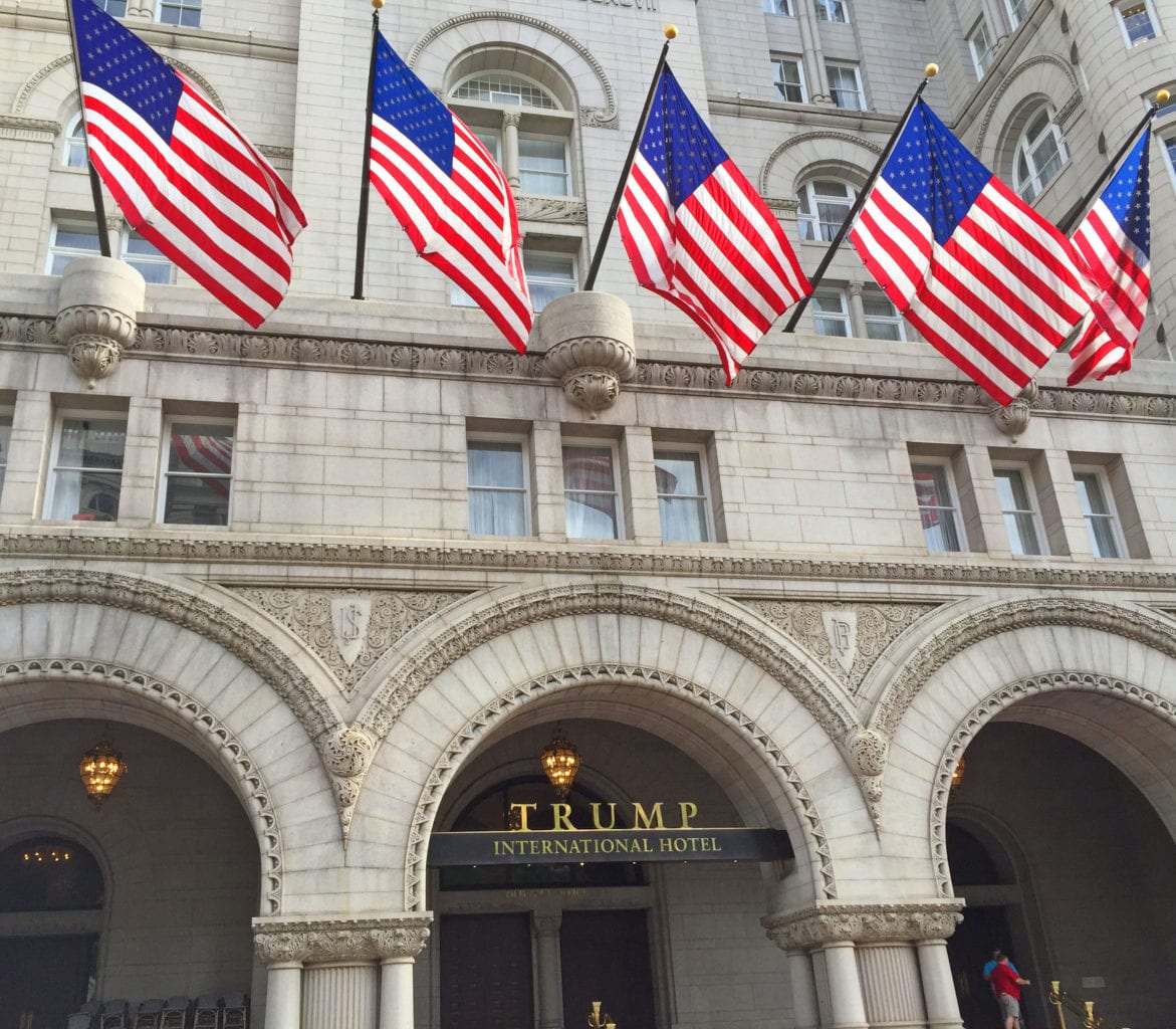 Trump hotels foreign business report