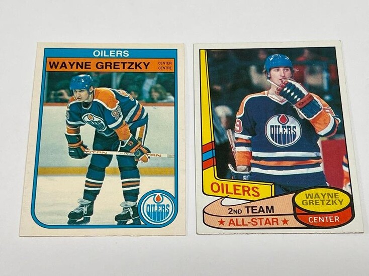 Hockey cards wayne gretzky auction