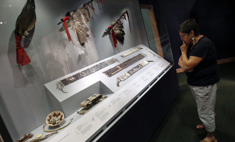 Native displays museums law