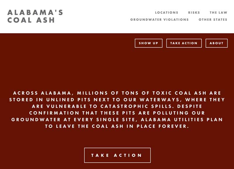 Alabama coal ash drinking impoundments downstream bigger