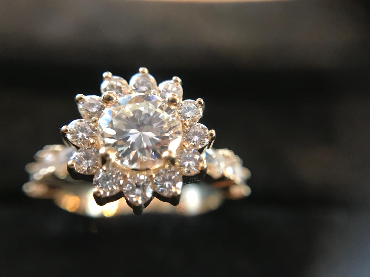 Family heirloom engagement ring