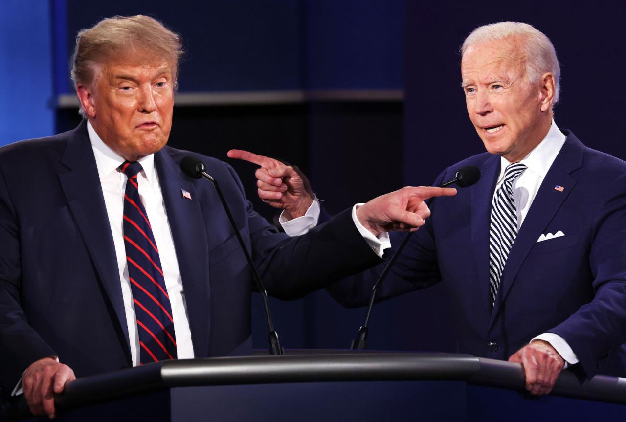 Trump biden rematch business