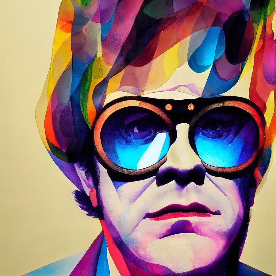 Elton john auction artworks atlanta