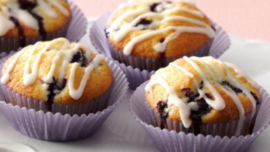 Best lemon blueberry muffins