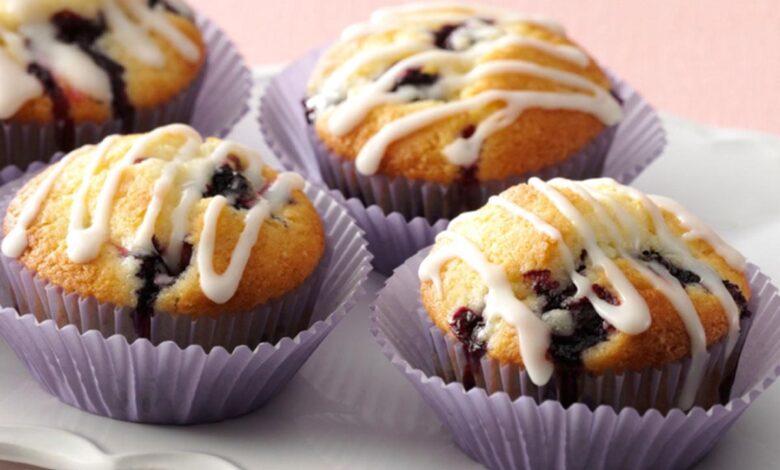 Best lemon blueberry muffins