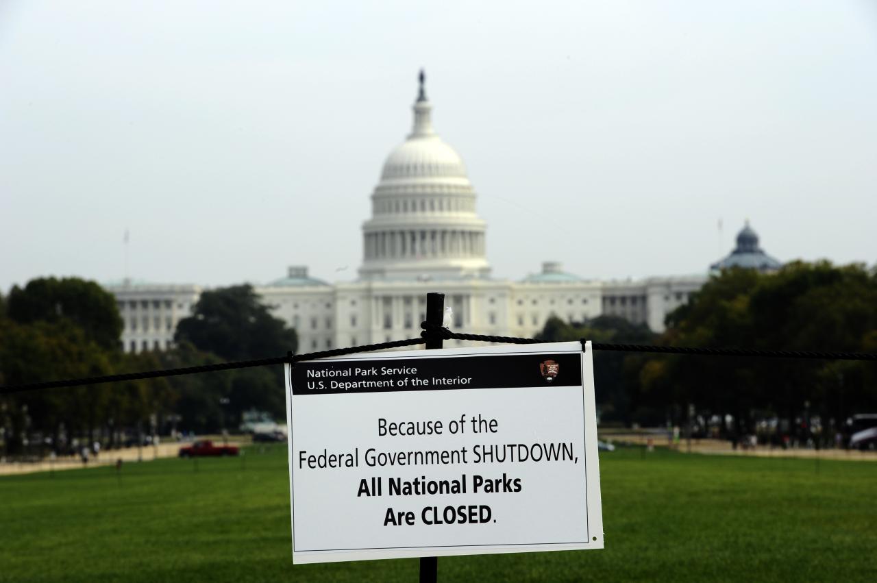 Spending impasse partial shutdown