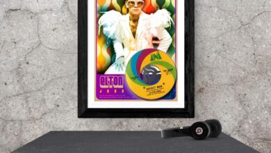 Elton john auction artworks atlanta