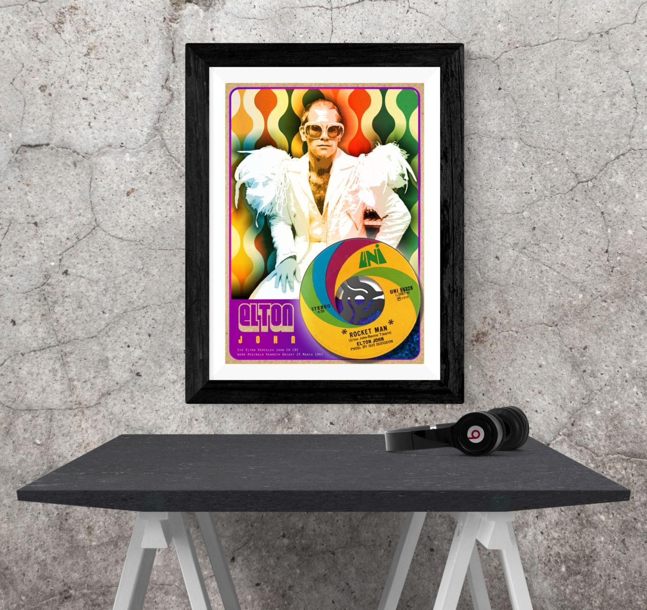 Elton john auction artworks atlanta