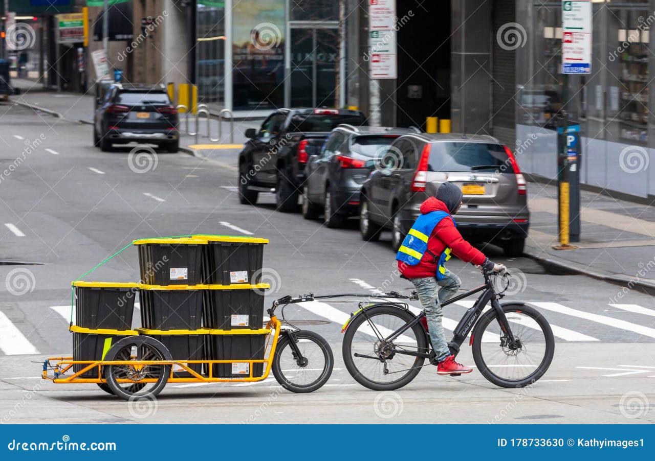 Bicicleta repartidor nueva york