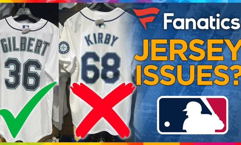 Nike mlb fanatics jersey issues