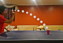 Trick shots ping pong tiktok challenge