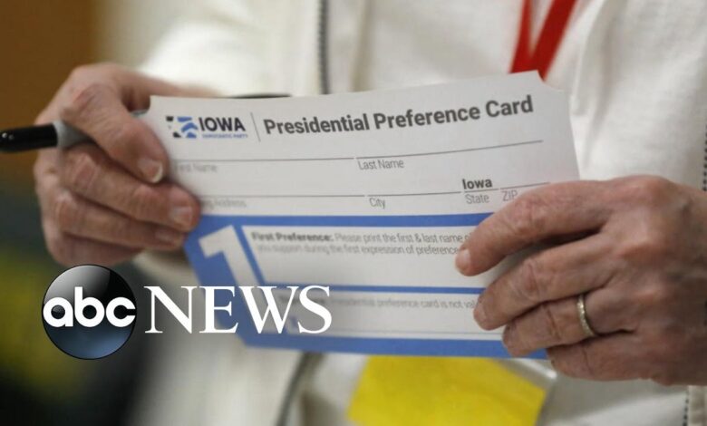 Iowa caucus vote counting