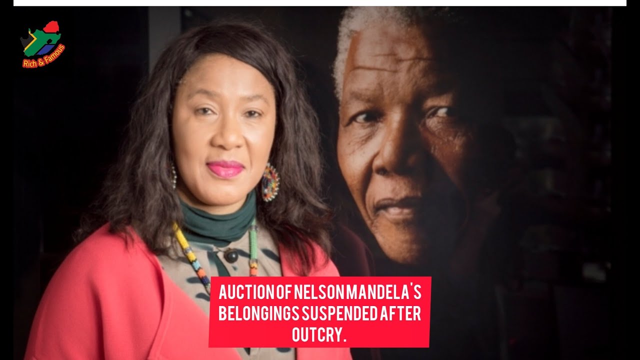 Nelson mandela auction suspended guernseys