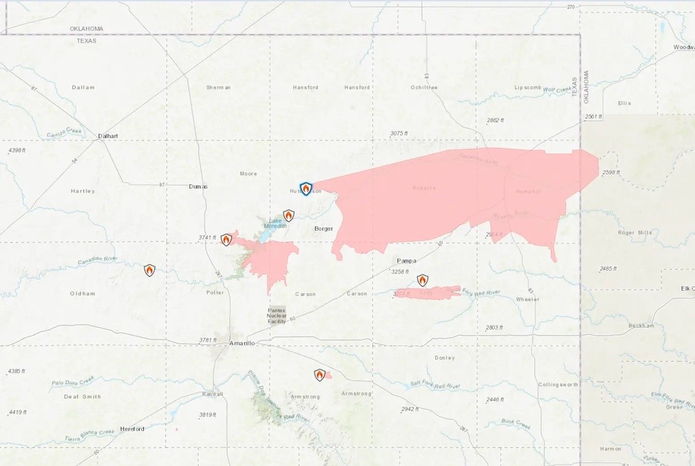 Texas wildfires panhandle smokehouse creek