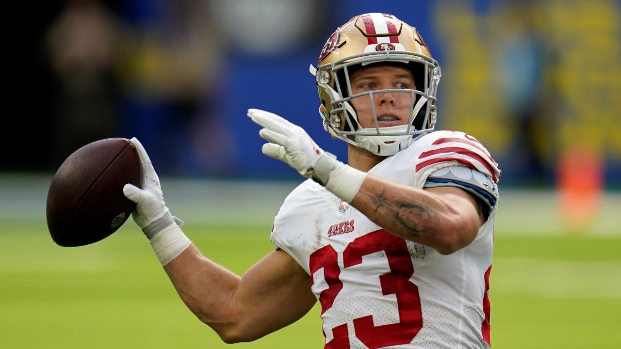 Christian mccaffrey 49ers super bowl chiefs