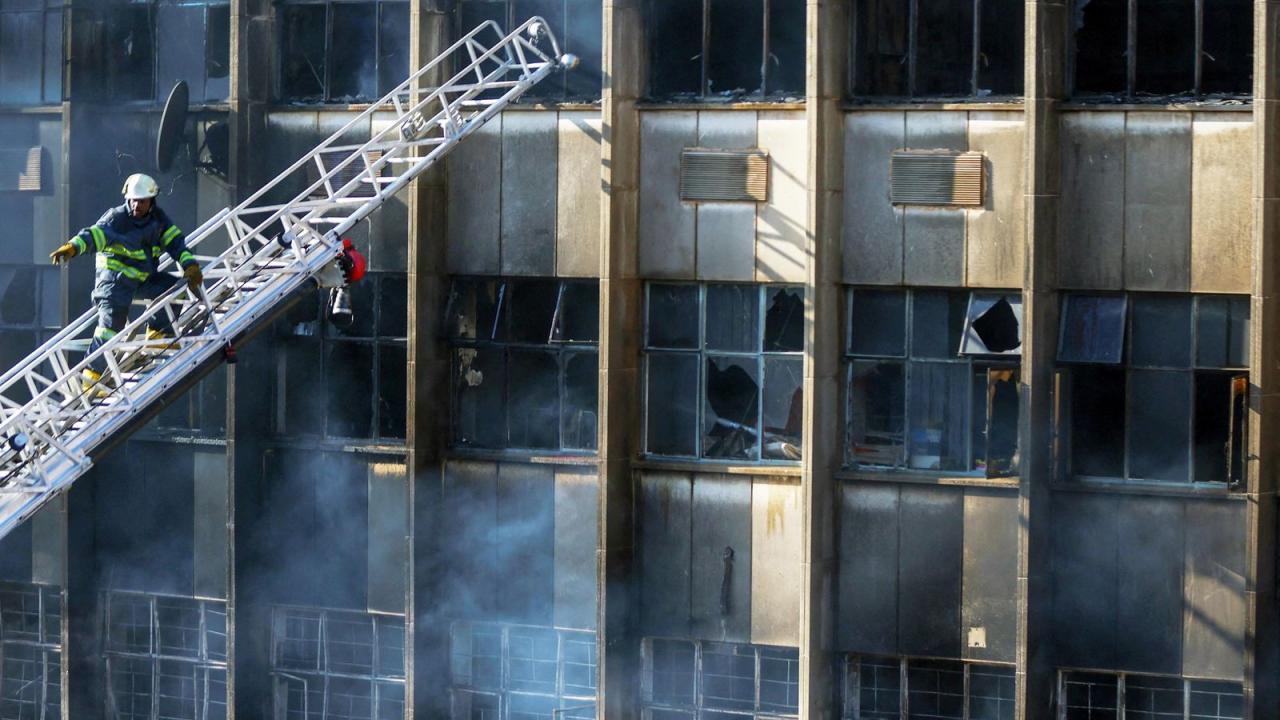 South africa fire johannesburg