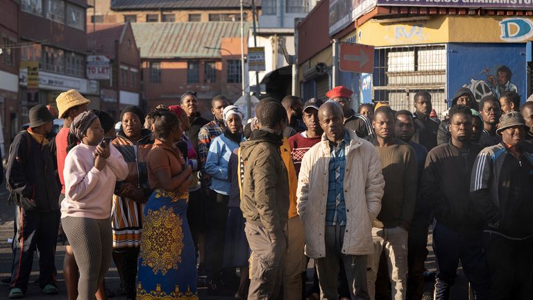 South africa fire johannesburg