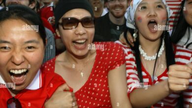 Soccer fan isom monte korean south football female