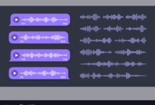 Audio mensaje voz etiqueta