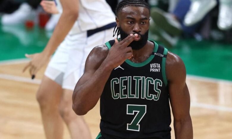 Boston Celtics Jaylen Brown Bahrain peace of mind