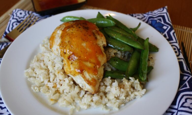 Simple yet surprising skillet ginger chicken with apricots