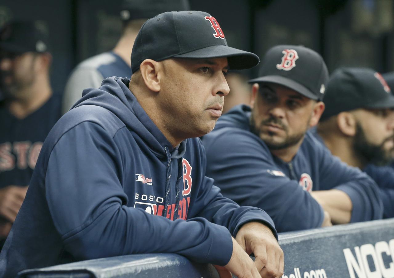 Boston red sox alex cora spring training