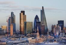 London skyscrapers skyline architecture