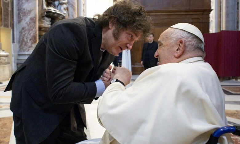 Pope argentina javier milei