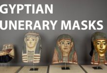Archaeology egyptian death mask