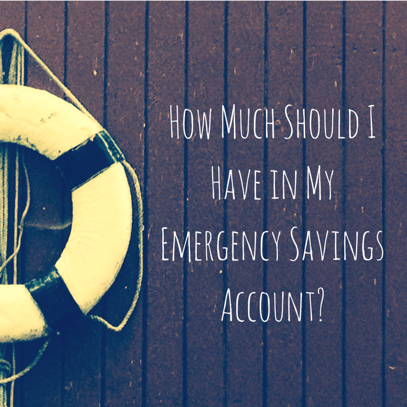 Emergency savings Emergency savings