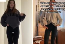 Tiktok legging legs eating disorders