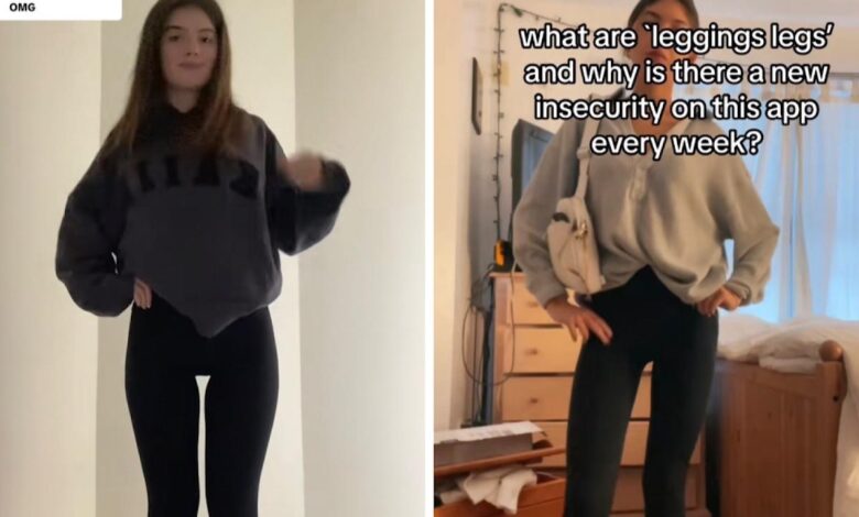 Tiktok legging legs eating disorders