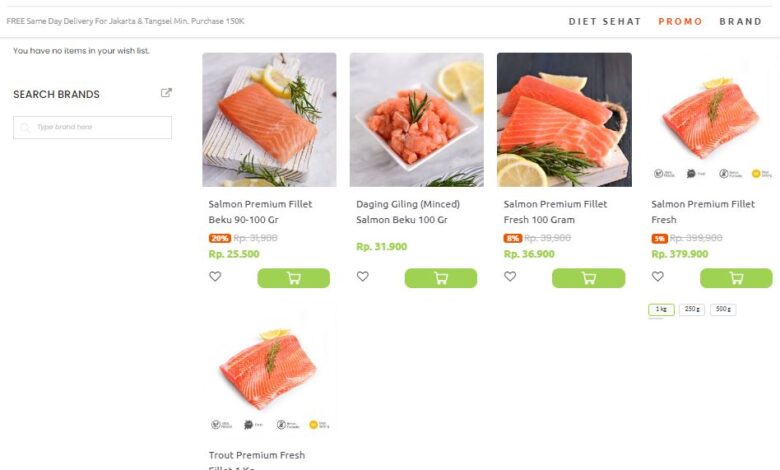 Silky salmon at the push of a button