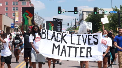 Columbia campus protests streets police