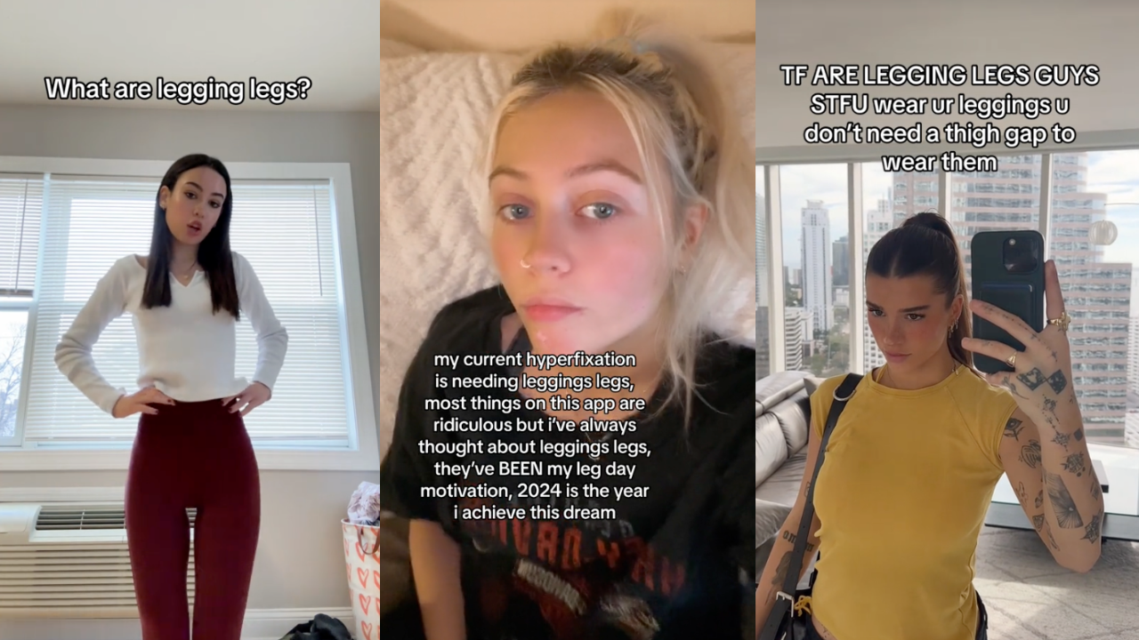 Tiktok legging legs eating disorders