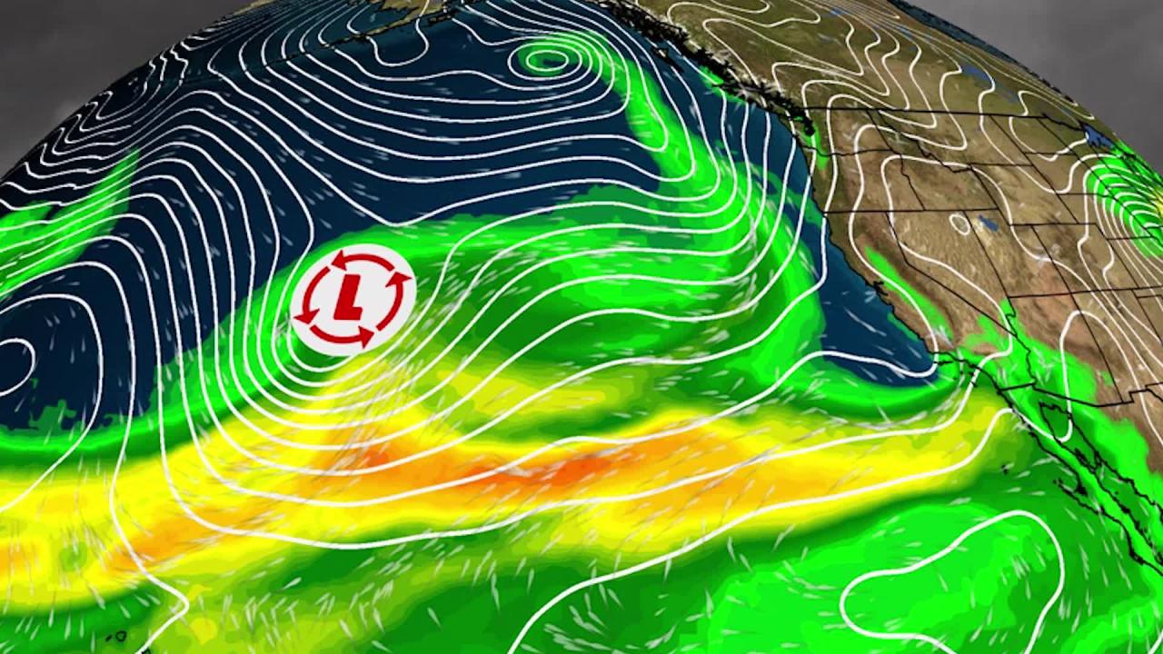 California atmospheric river flooding