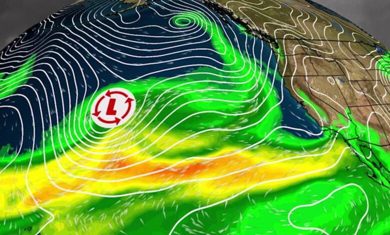 California atmospheric river flooding