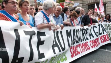 Protest letter israel gaza